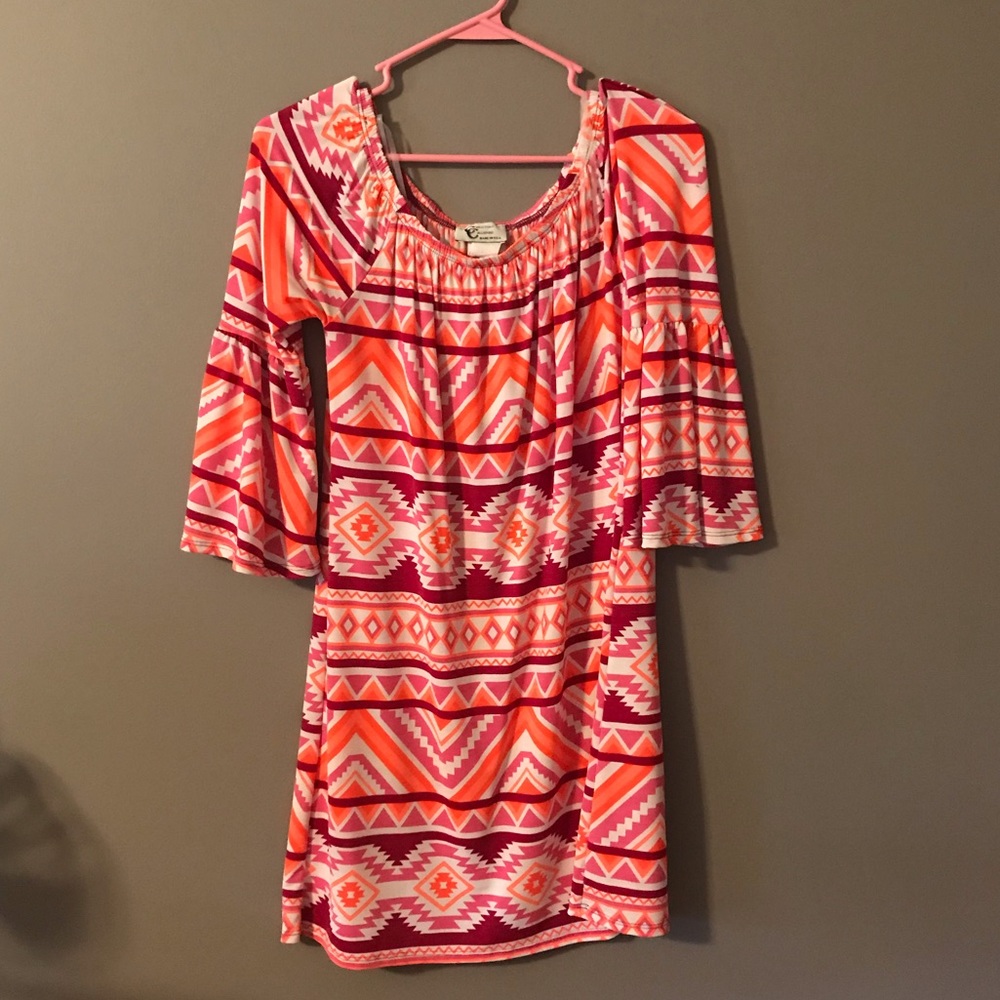 Bright colored boutique dress